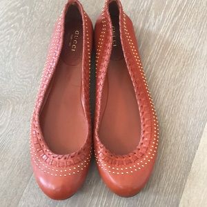 Gucci flats with small stud detailing